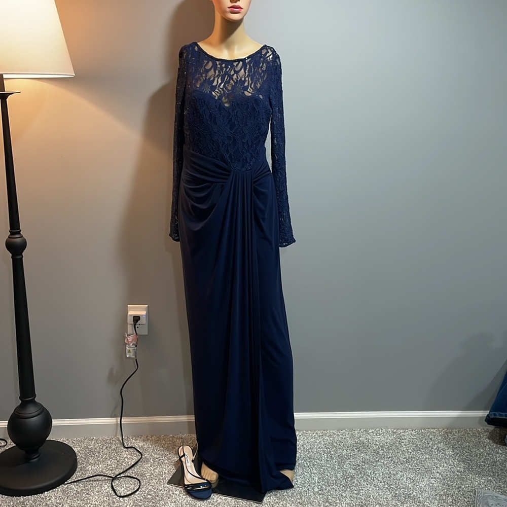 Ralph Lauren Navy Evening Dress